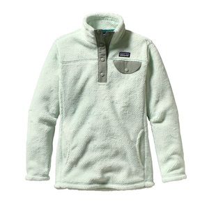 Girls Mint Green Fleece Patagonia Pullover